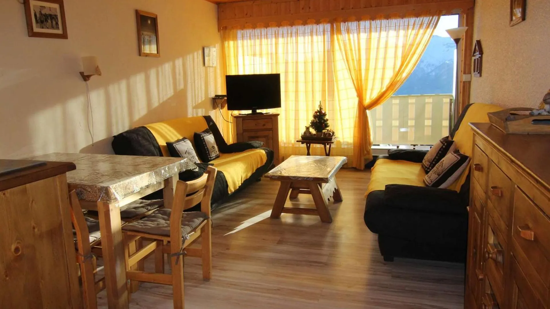 Appartement 2P Pour 6 A L'Alpe D'Huez - Skis Aux Pieds, Balcon Sud, Animaux Ok, Parking Privatif - Fr-1-405-343 Apartament Huez